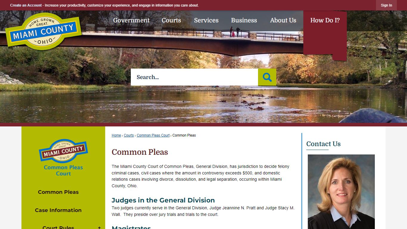 Common Pleas | Miami County, OH - Official Website