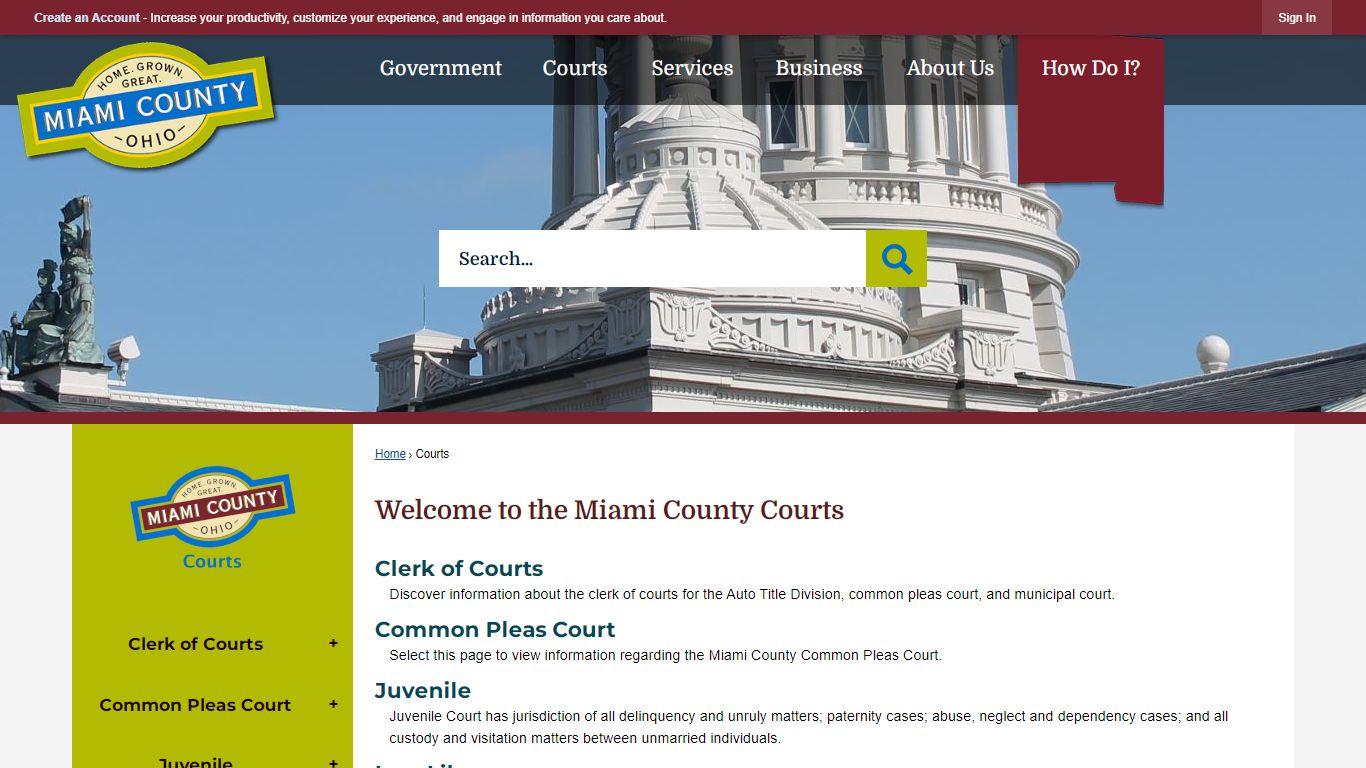 Welcome to the Miami County Courts | Miami County, OH ...